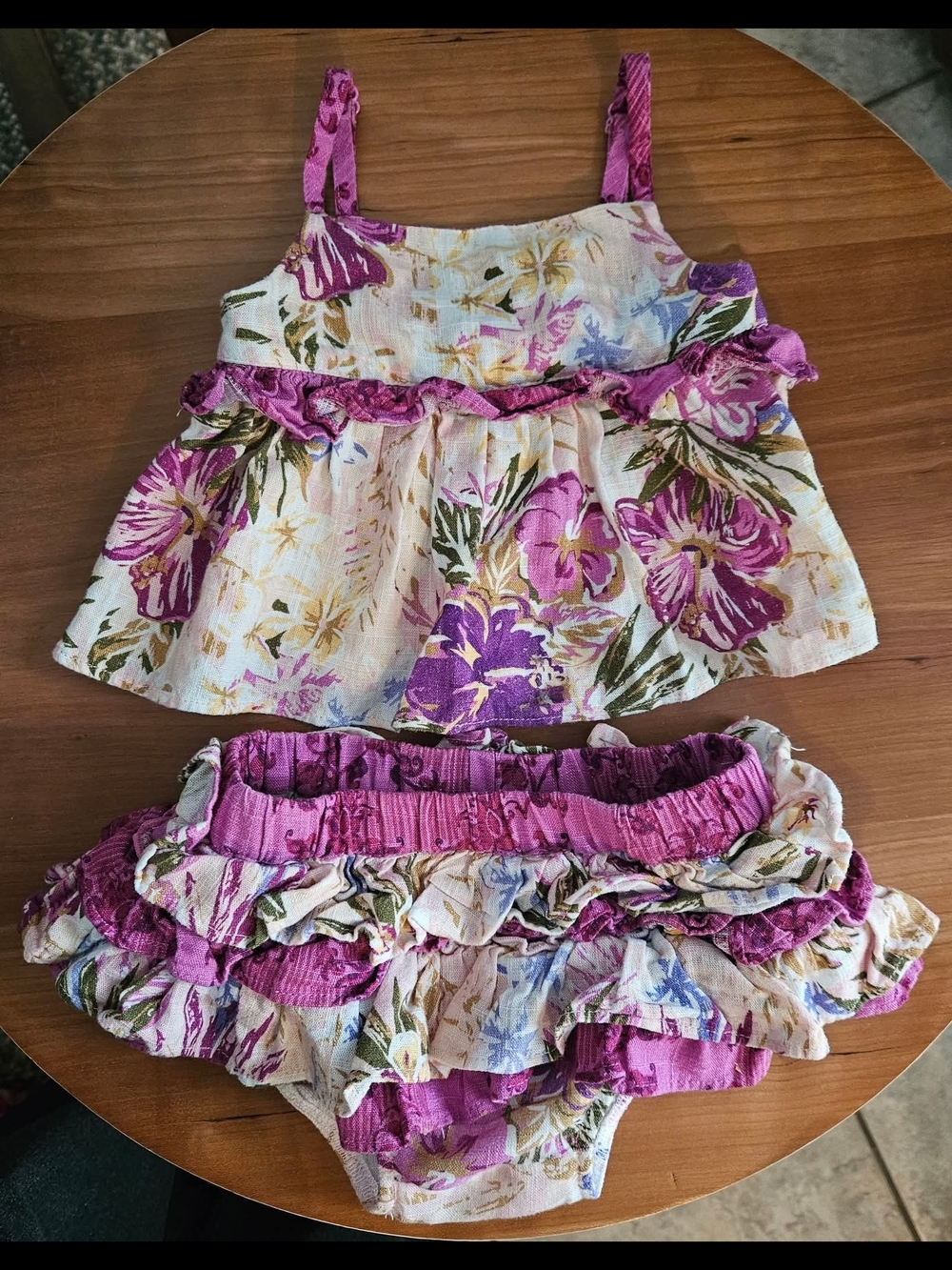 Matilda Jane Enchanted Garden Hibiscus Tank and Bloomer set